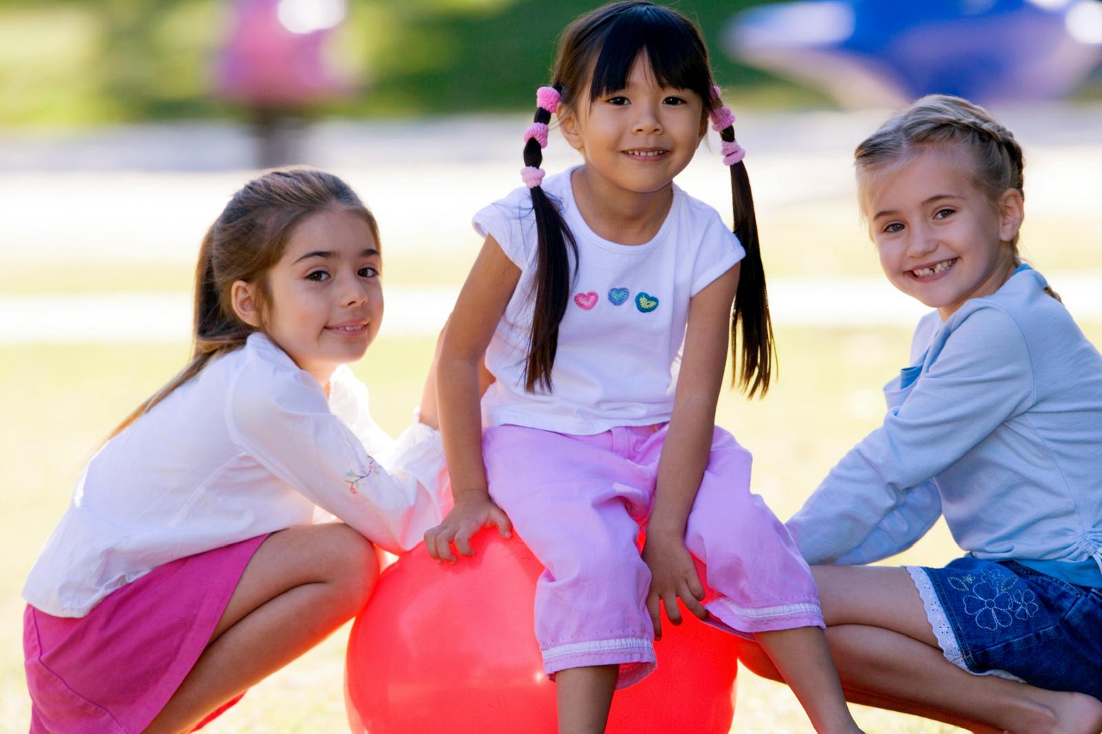 Children enjoying a Kids Kingdom CIC activity together